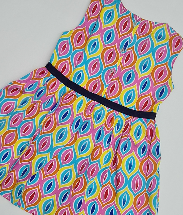 Abstract Cotton Frock