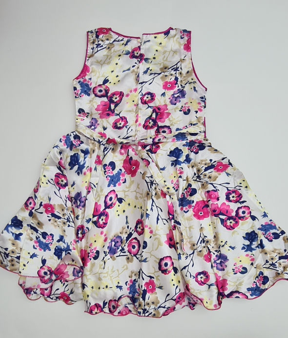 Satin Floral Frock