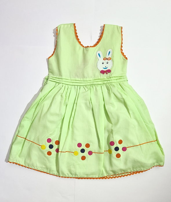 Green Bunny Frock