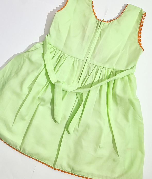 Green Bunny Frock