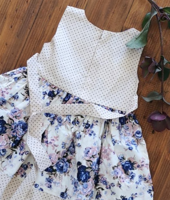 Sleeveless Floral Frock