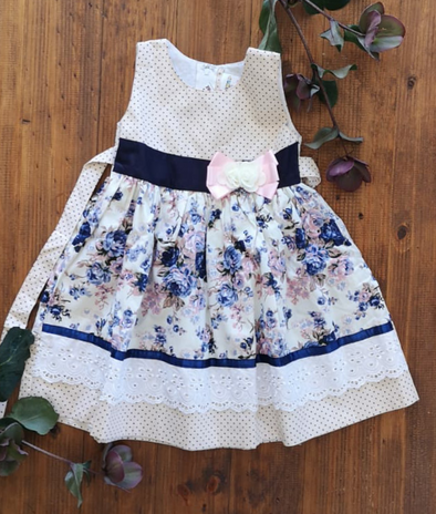 Sleeveless Floral Frock