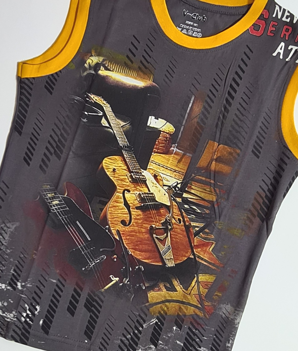 Guitar Sleeveless Tee