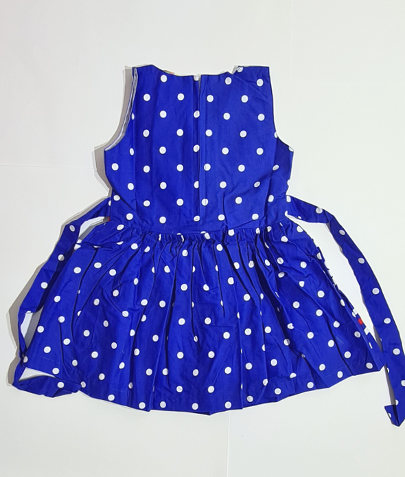 Girls Blue Daisy Floral Frock