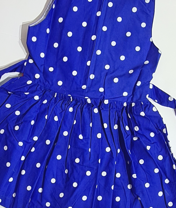 Girls Blue Daisy Floral Frock
