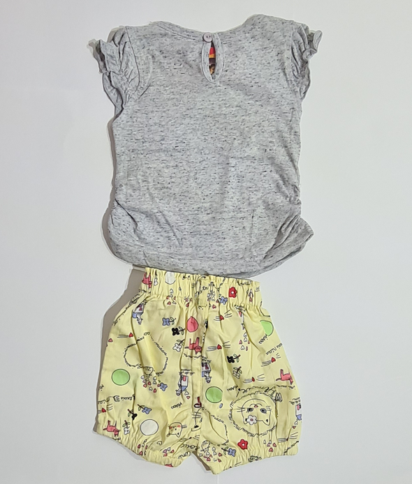 Bunny with Carrot Infant Top & Short