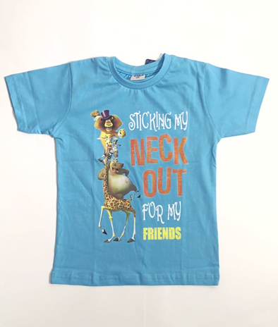 Kids T-Shirt with Neck Out Print