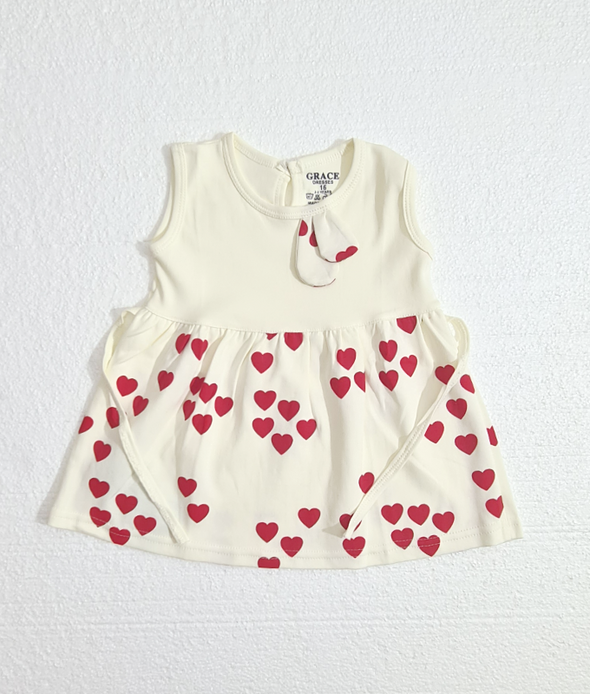 Little Heart Girls Frock