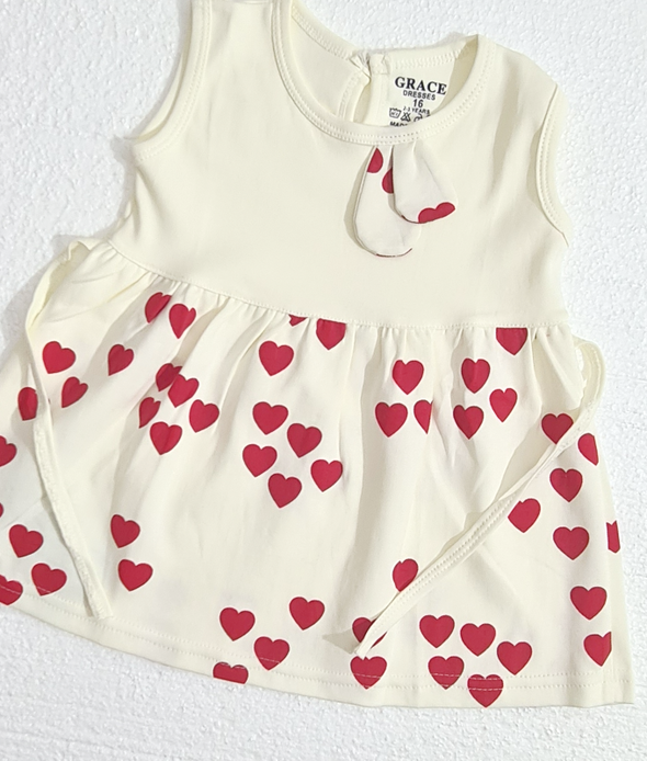 Little Heart Girls Frock